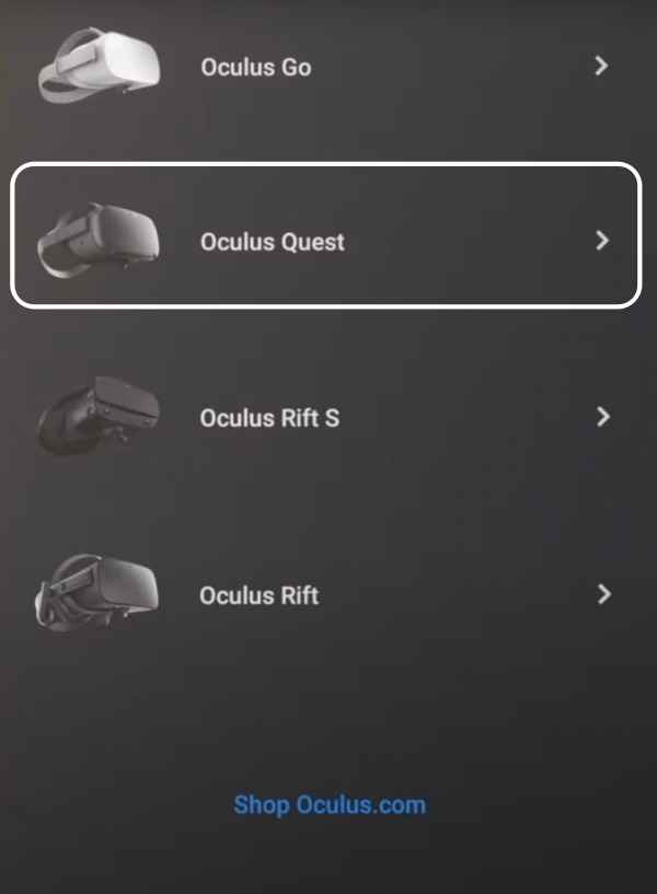 Oculus Quest 2 profile not loading