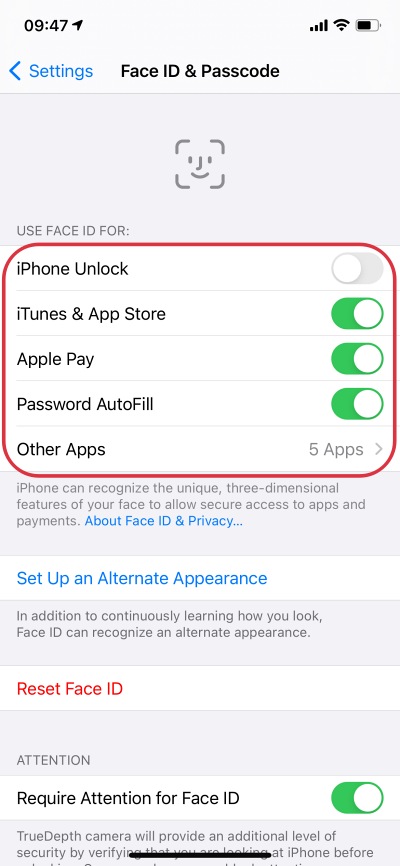  iOS 16 requires Face ID before every unlock