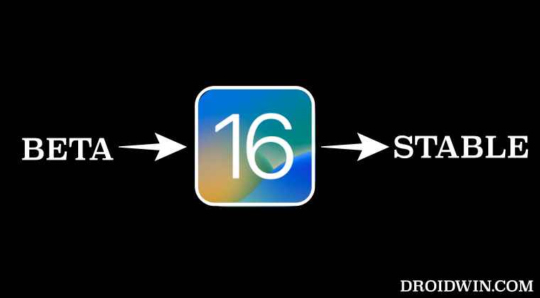 uninstall iOS 16 Beta