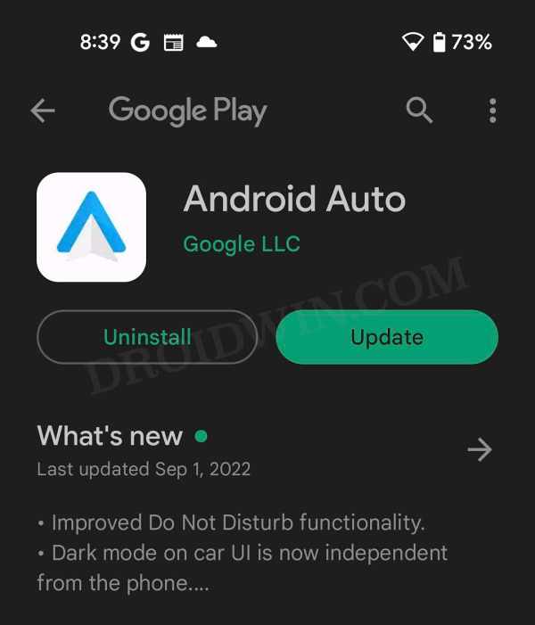 Android Auto not working with Samsung
