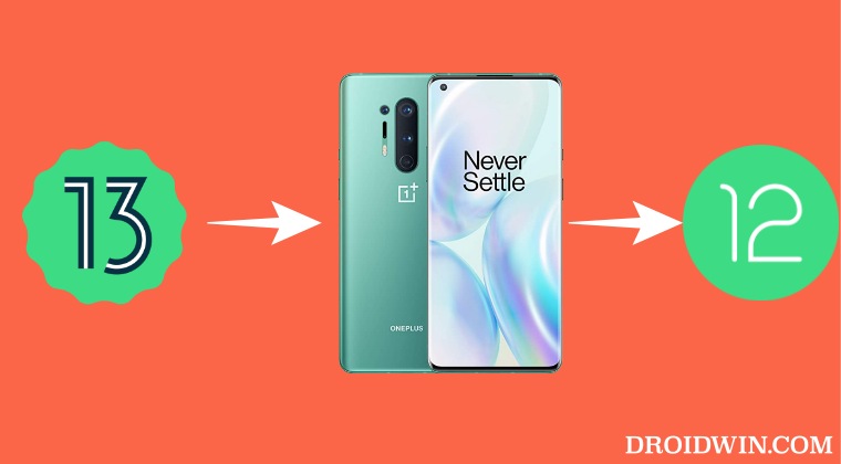 Downgrade OnePlus 8 Pro Android 13 to Android 12