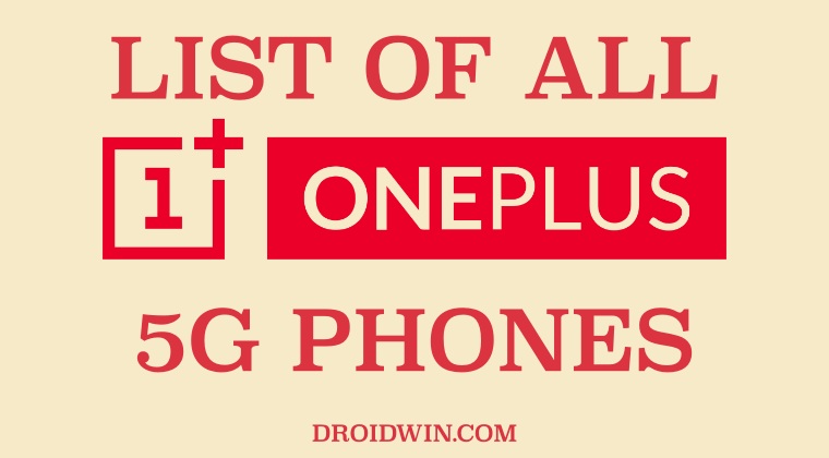 OnePlus 5G Phones in India