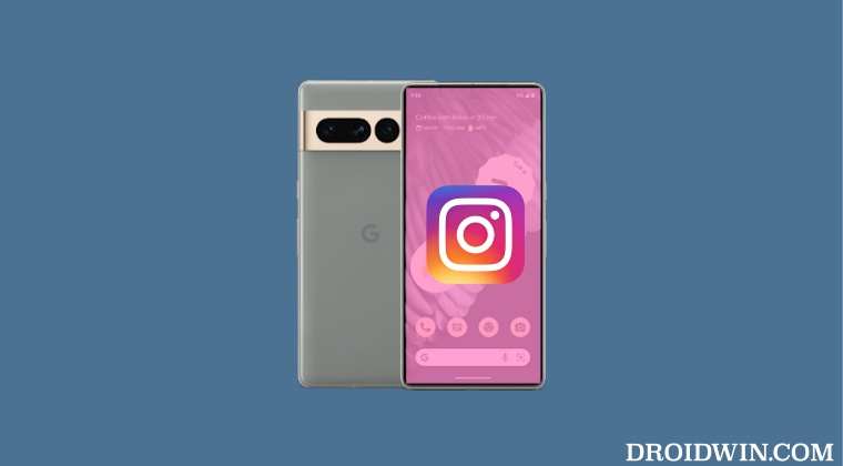 Pink color in Instagram Reels on Pixel 7 Pro