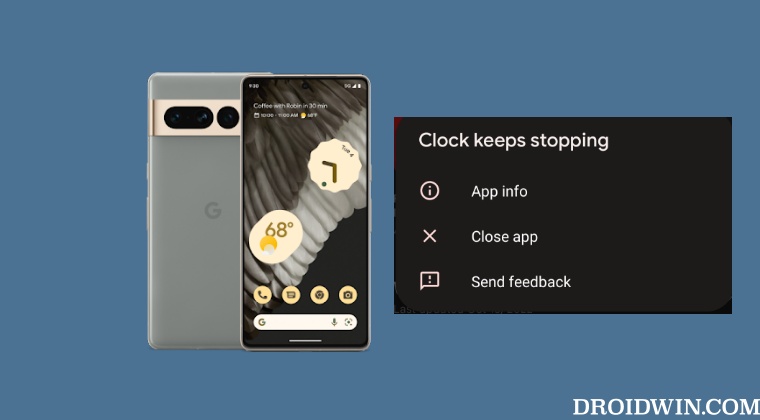 Pixel 7 Pro Clock app crashing on QPR1 Beta 3 android 13