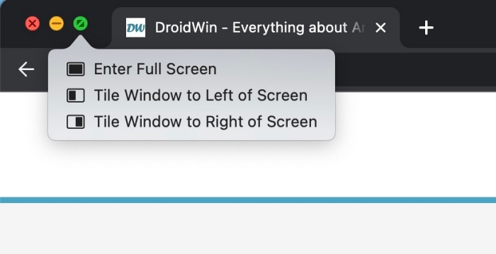 Tile window to the left of the screen missing