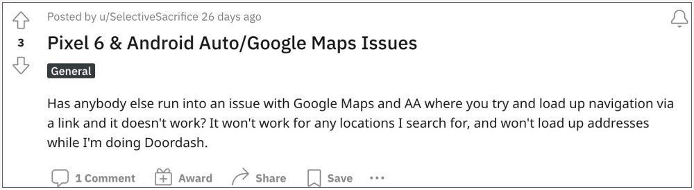 Google maps freezes android 13