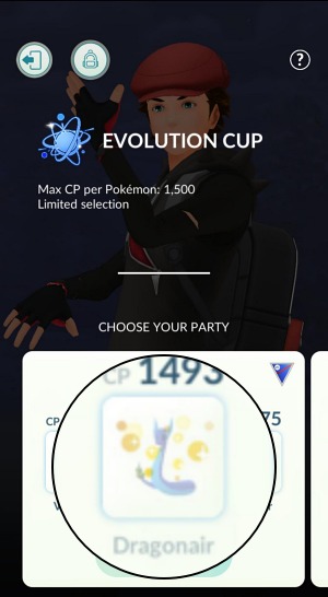 Pokemon Go Evolution Cup Cannot use Pokemon