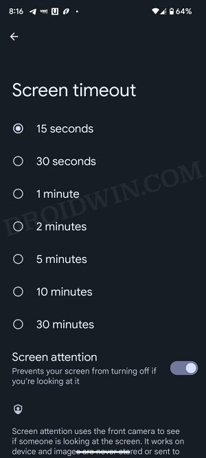 Increase Screen Timeout Duration Beyond 30 Minutes on Android - 91