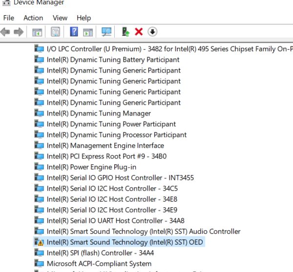 Intel SST Driver Windows 11 2022 update