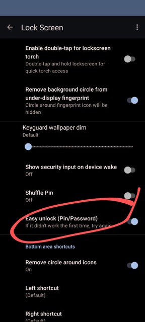 PIN Unlock Pixel Device without pressing Enter