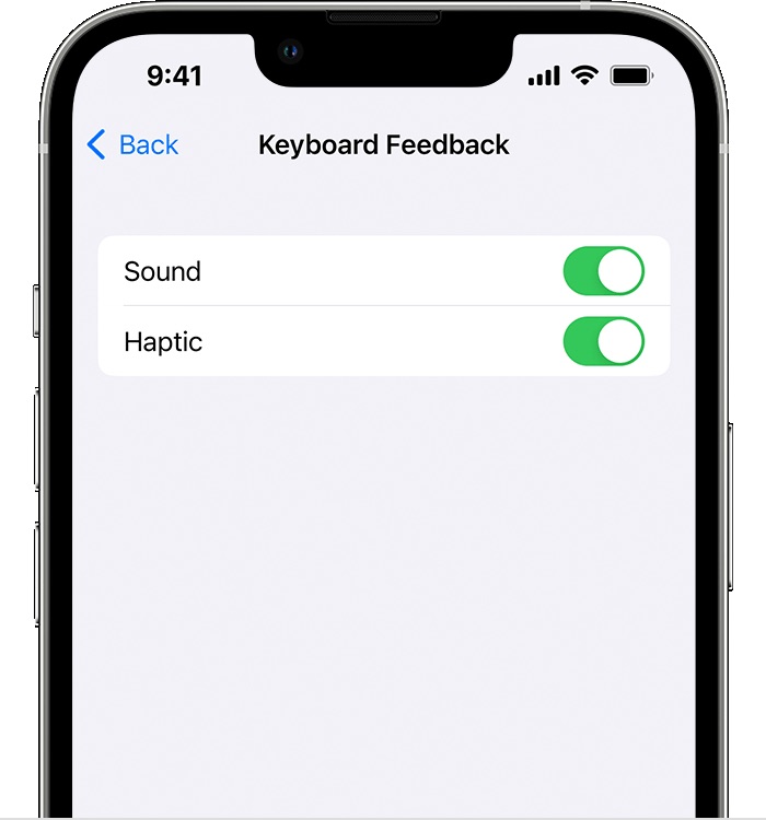Keyboard Haptic not working in iPhone 14 Pro
