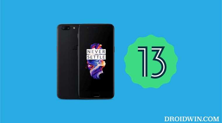 Android 13 OnePlus 5