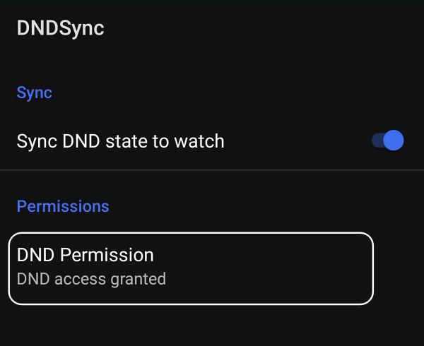 Sync Do Not Disturb Galaxy Watch 4
