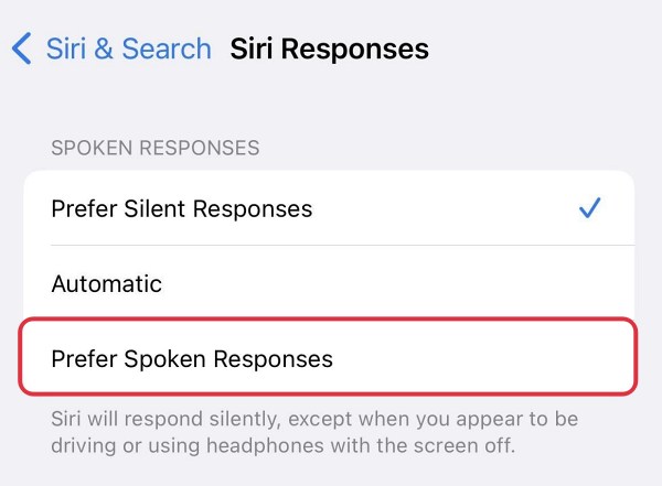Siri not reading back dictated message