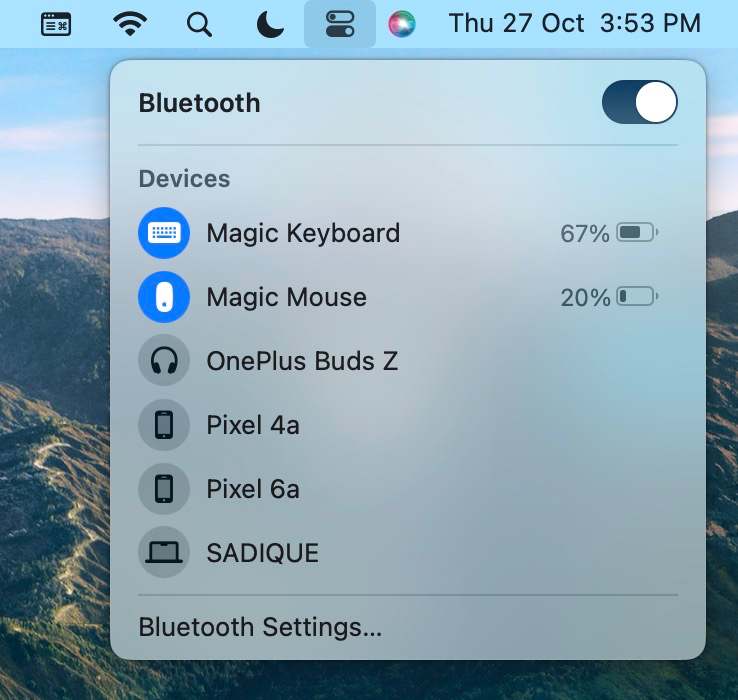 Bluetooth not working on Ventura