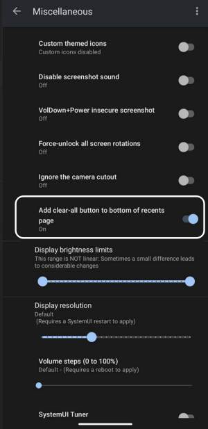 Pixel  Add Clear All button in Recent Apps at the bottom - 36