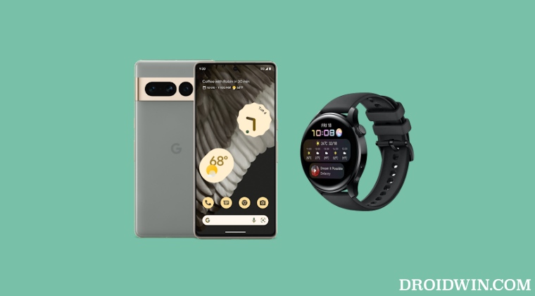 Huawei Watch 3 sync Pixel 7 Pro