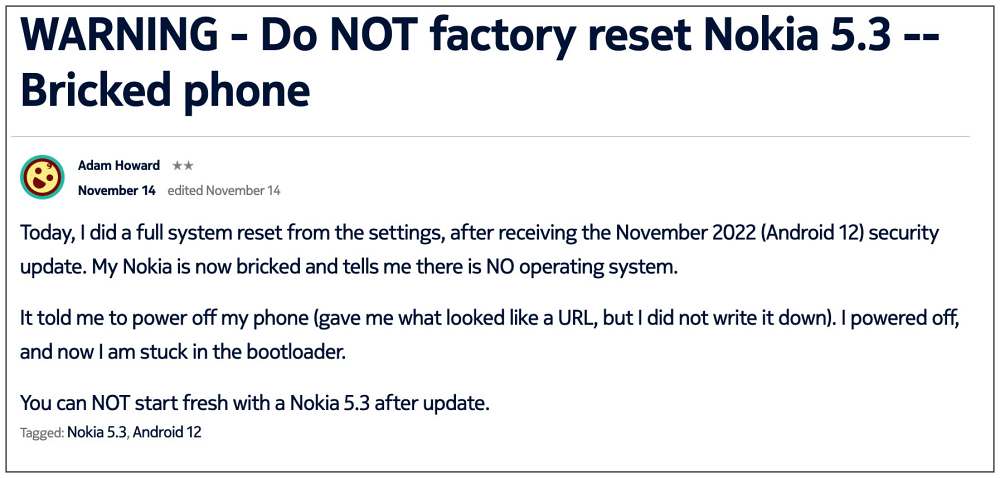 Unbrick Nokia 5.3 