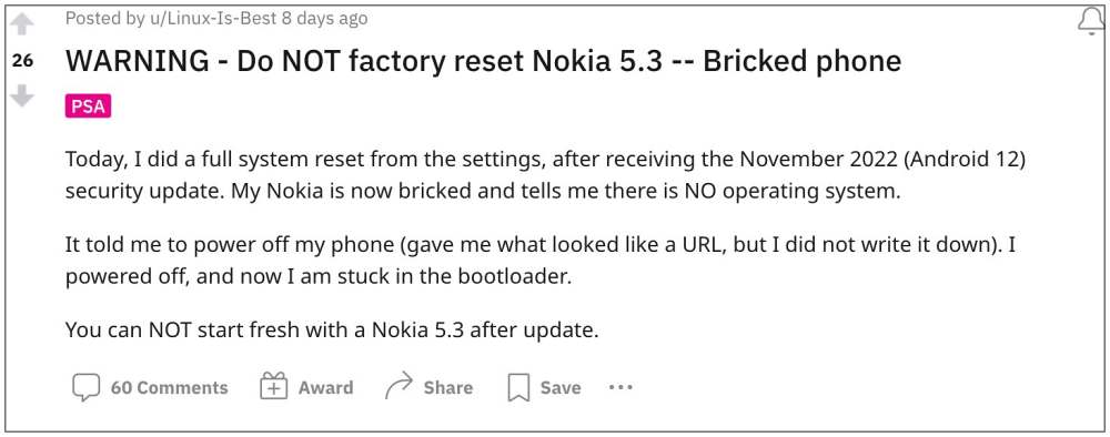 Unbrick Nokia 5.3