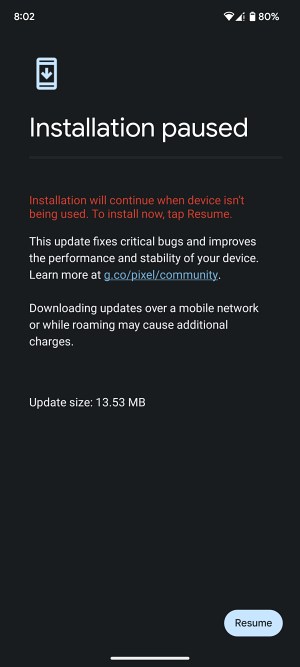 Couldn't Update Installation Problem