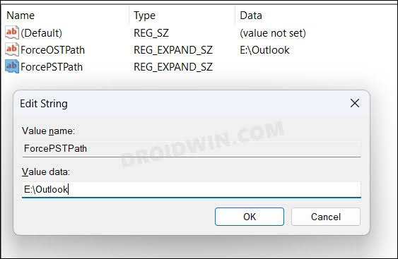 Change Location of Outlook OST File