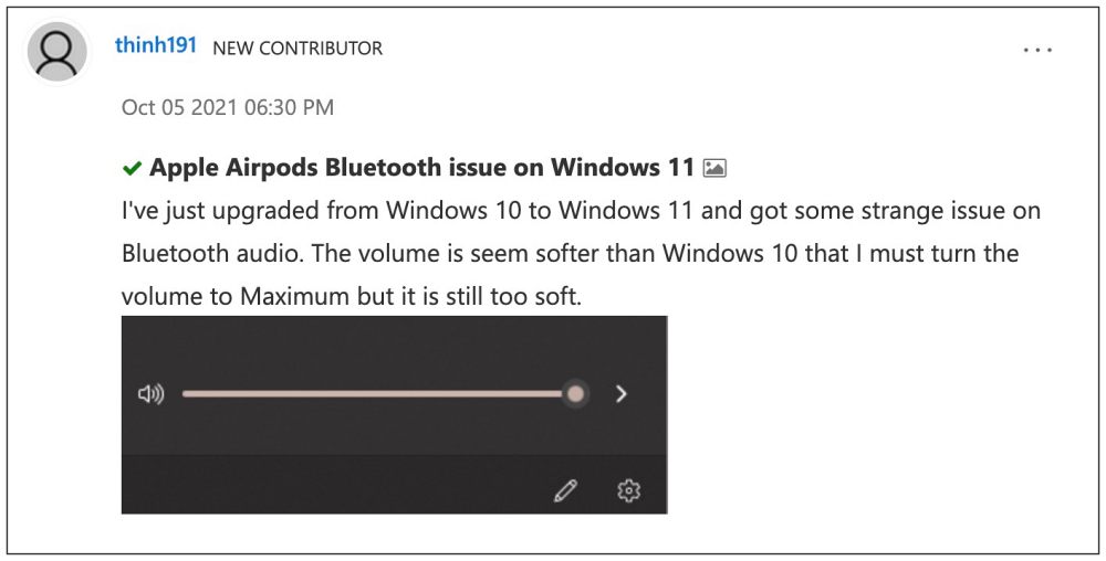 AirPods Low Volume on Windows 11