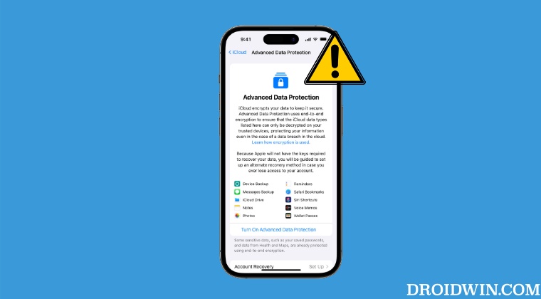 Cannot Enable Advanced Data Protection on iPhone