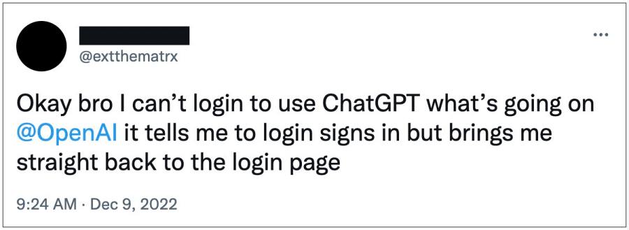cannot login to OpenAI ChatGPT