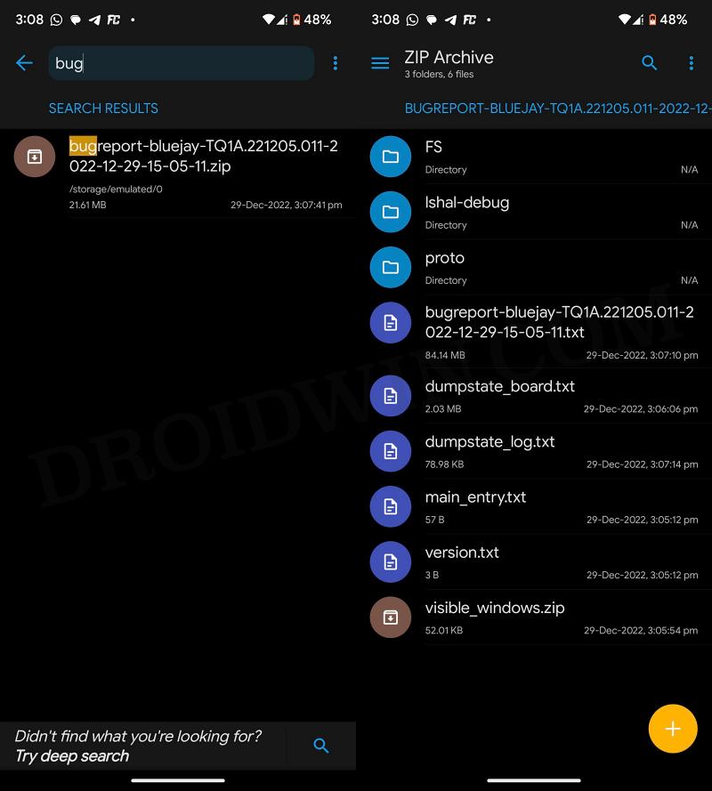 How to Capture  File  and Send a Bug Report on Android - 99