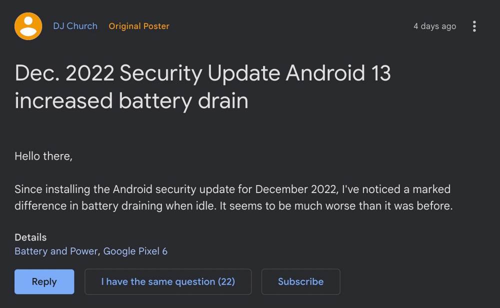 Battery Drain on Pixel 6 7 Pro after December 2022 Update  Fix  - 17