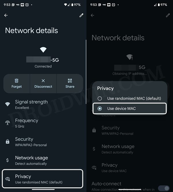 Force Android Device to connect to 5GHz WiFi