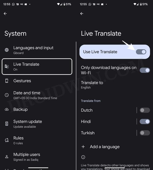 Pixel 7 Pro Live Translate not working  How to Fix   DroidWin - 27