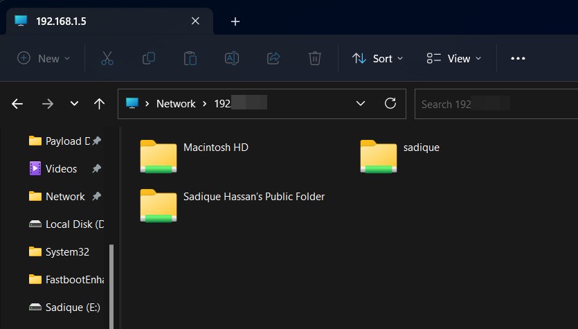 Transfer files from Mac to Windows