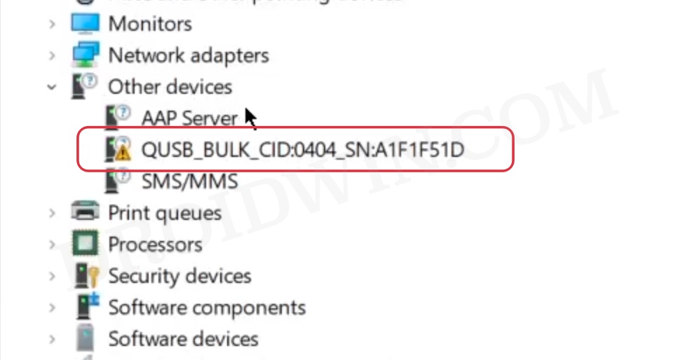 Install EDL Drivers in Windows 11