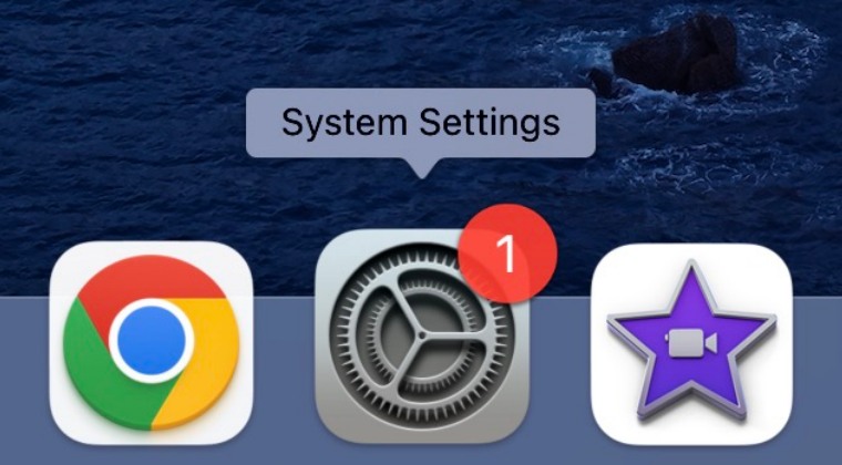 Remove Red Notification Update from System Settings on Mac - 53