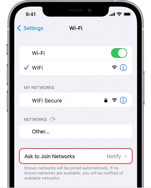 WiFi not auto connecting on iOS 16.2