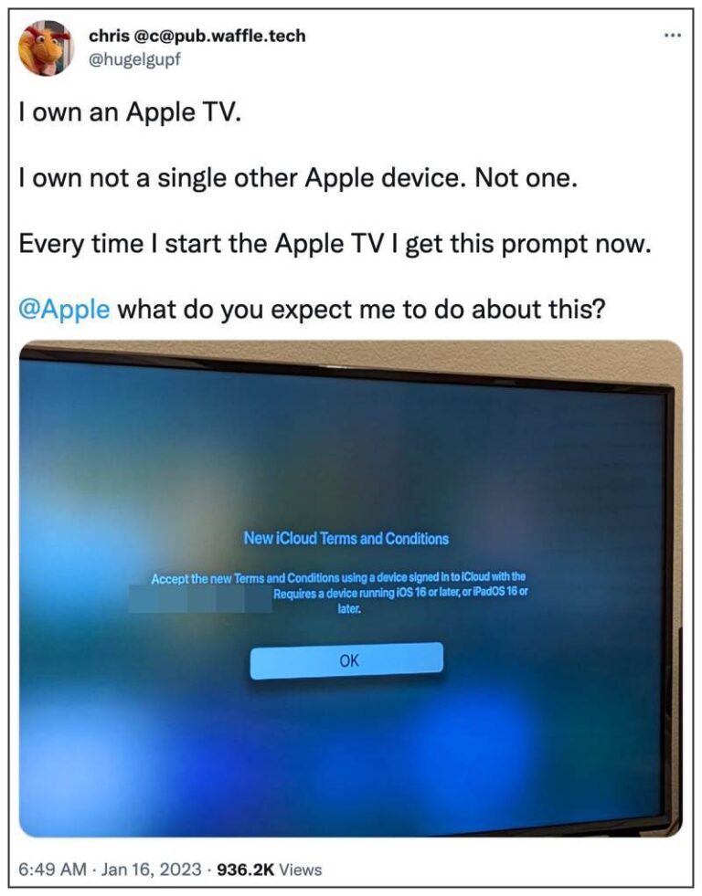 Apple TV Accept iCloud Terms & Conditions on Windows/Android