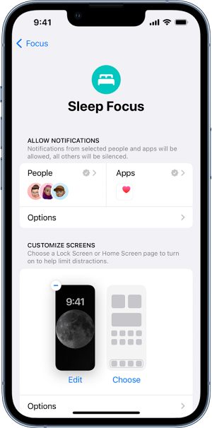 iPhone Sleep Focus turning off automatically