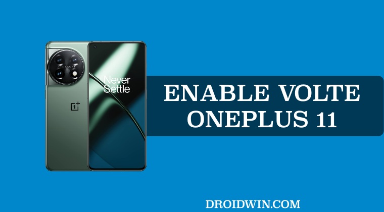 Enable VoLTE on OnePlus 11