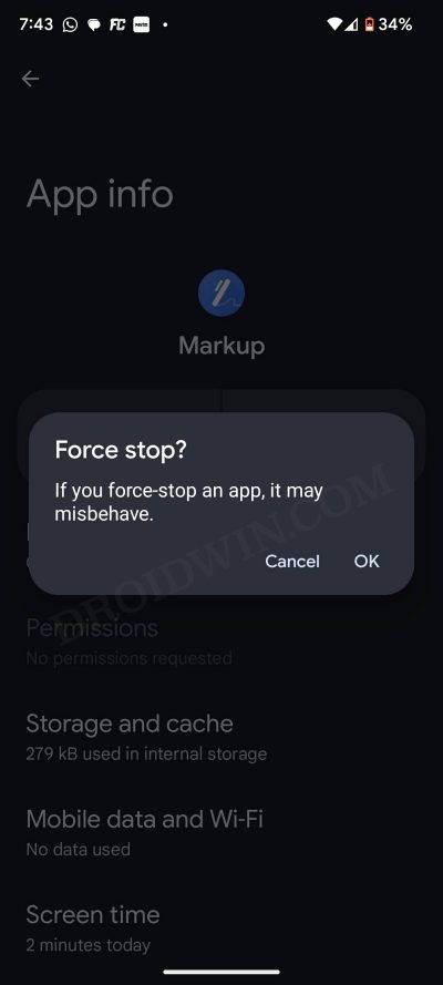 Screenshot Editor Markup not working on Pixel 7 Pro