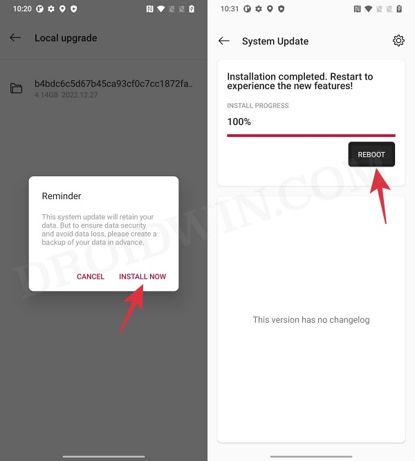 Update OnePlus Android 11 to Android 12 on Unlocked Bootloader