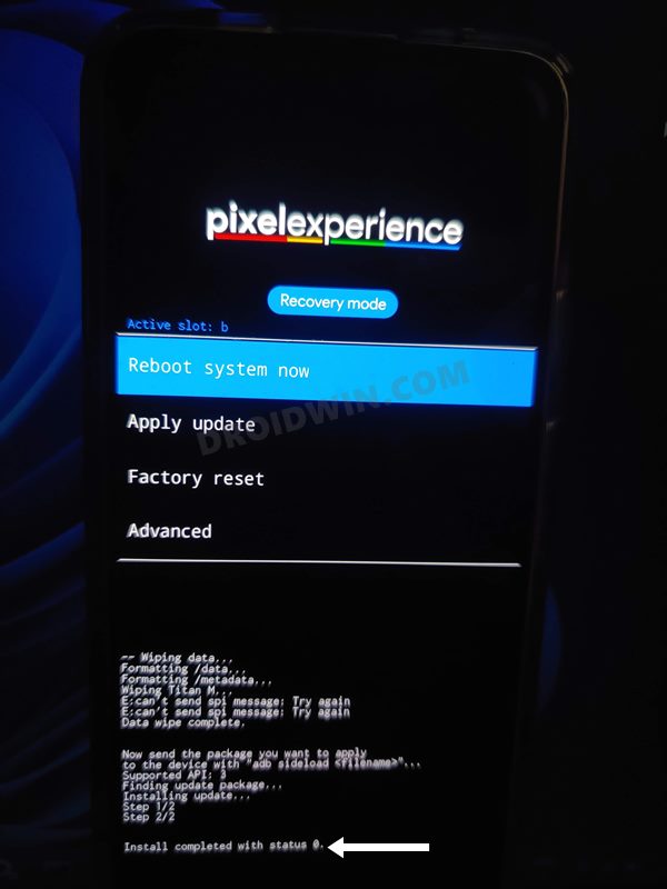 Install Pixel Experience ROM Android 13 on OnePlus 9RT - 18