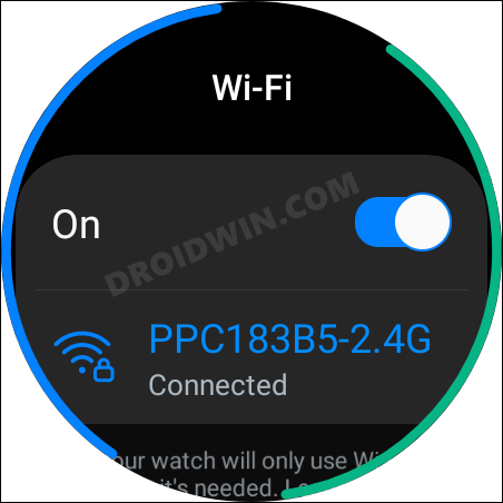 WiFi not working on Galaxy Watch 4