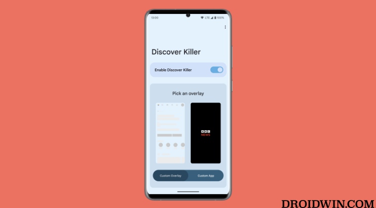 Remove Google Discover from home screen