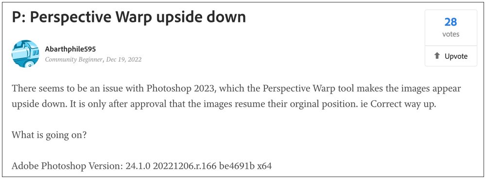 Adobe Photoshop Perspective Warp Upside Down Image  Fix  - 25