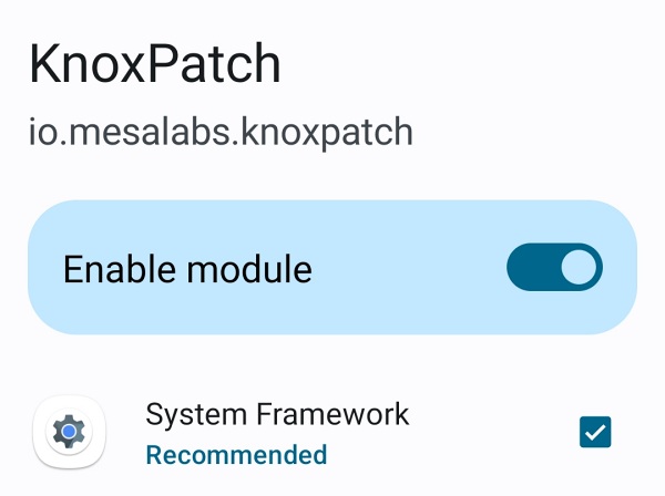 Knox Apps on Rooted Samsung