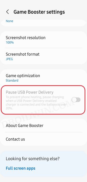 pause usb power delivery