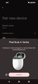 Cannot pair Google Pixel Buds with multiple devices