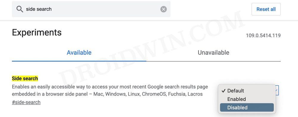 Chrome Search Google for open in new tab