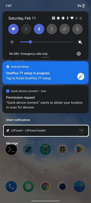 remove LSPosed Loaded Notification